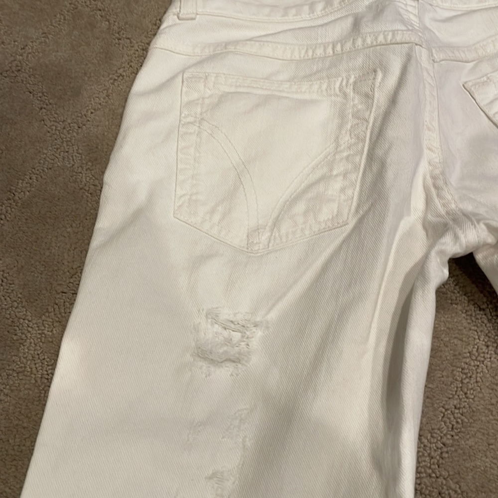 Dolce & Gabbana white distressed jeans in size 25 - Picture 4 of 6